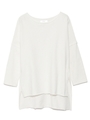 【emmi atelier】ほつれディティールトップス/WHT