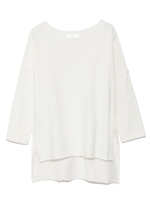 【emmi atelier】ほつれディティールトップス/WHT