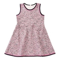 【50%OFF】【ガールズ向け】ニットツィードノースリーブワンピース