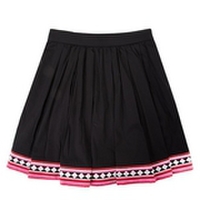 【50%OFF】【ガールズ向け】柄切替えフレアスカート