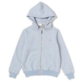 【50%OFF】【キッズサイズ向け】ワンポイント刺しゅう入り裏毛ジップパーカー