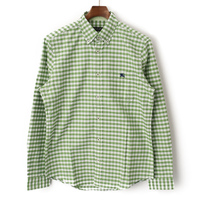 【新品】 BDシャツ 2 バーバリーブラックレーベル 48000 BURBERRY BLACK LABEL グリーン系 メンズ