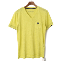 【新品】 Vネックカットソー 2 バーバリーブラックレーベル 48932 BURBERRY BLACK LABEL イエロー系 メンズ