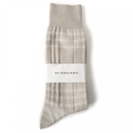 【新品】 くつ下 25〜27 バーバリー 56641 BURBERRY グレー系 メンズ