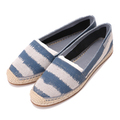 【新品】 エスパドリーユ [底長さ]26cm , [巾]8cm , [筒高さ]5cm バーバリー 48962 BURBERRY ブルー系×グレー系 レディース