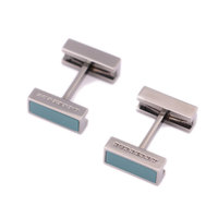 【新品】 カフスリング  バーバリー 50253 BURBERRY グリーン系 メンズ