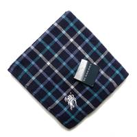【新品】 ガーゼタオルハンカチ  バーバリーロンドン 65807 BURBERRY LONDON ネイビー レディース