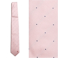 【新品】 クレストブリッジ クレストブリッジ　ドット柄ネクタイ  68402 CRESTBRIDGE ピンク メンズ