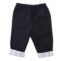 【新品】 コットンパンツ 12M バーバリー 46996 BURBERRY ネイビー系 ボーイズ