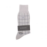 【新品】 ソックス 25〜26 バーバリーロンドン 48529 BURBERRY LONDON グレー系 メンズ