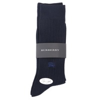 【新品】 ソックス 25〜27 バーバリーロンドン 48516 BURBERRY LONDON ネイビー系 メンズ