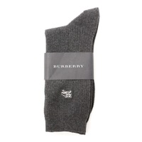 【新品】 ソックス 靴下 23〜25cm バーバリー 61172 BURBERRY グレー系 メンズ
