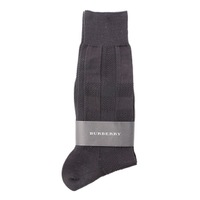 【新品】 ソックス 靴下 25〜26cm バーバリー 61168 BURBERRY ネイビー系 メンズ