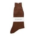 【新品】 ソックス 靴下 25〜27cm バーバリー 61205 BURBERRY ブラウン系 メンズ