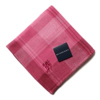 【新品】 タオルハンカチ  バーバリーロンドン 68834 BURBERRY LONDON ピンク レディース