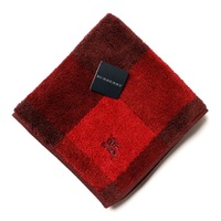 【新品】 タオルハンカチ  バーバリーロンドン 68857 BURBERRY LONDON レッド レディース