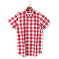 【新品】 チェックシャツ 14Y バーバリー 49326 BURBERRY レッド系×ホワイト系 ボーイズ