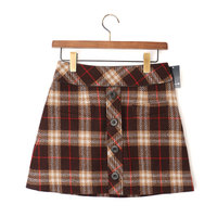 【新品】 チェックスカート 160A バーバリーロンドン 47328 BURBERRY LONDON ブラウン系 レディース