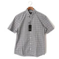 【新品】 チェック半袖シャツ 2 バーバリーブラックレーベル 49040 BURBERRY BLACK LABEL グレー系 メンズ