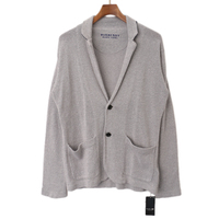 【新品】 ニットカーディガン 2 バーバリーブラックレーベル 45999 BURBERRY BLACK LABEL グレー系 メンズ