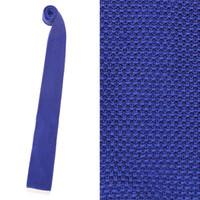 【新品】 ニットタイ 142×6.5cm バーバリーブラックレーベル 49347 BURBERRY BLACK LABEL ブルー系 メンズ