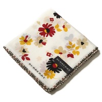 【新品】 ハンカチ  バーバリーロンドン 64523 BURBERRY LONDON ホワイト レディース