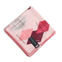 【新品】 ハンカチ アーガイル  バーバリー 71630 BURBERRY ピンク メンズ