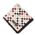 【新品】 ハンカチ ブロックチェック  バーバリー 71554 BURBERRY ベージュ メンズ