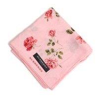 【新品】 ハンカチ 花柄  バーバリー 71588 BURBERRY ピンク メンズ