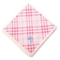 【新品】 ハンカチ 大判サイズ バーバリー 60063 BURBERRY ピンク系 レディース