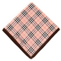 【新品】 ハンカチ 大判サイズ バーバリーロンドン 59344 BURBERRY LONDON ピンク系 レディース