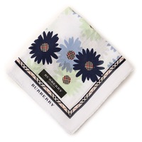 【新品】 ハンカチ 大判サイズ バーバリーロンドン 59392 BURBERRY LONDON ブルー系 レディース