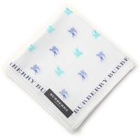 【新品】 ハンカチ 大判サイズ バーバリーロンドン 60060 BURBERRY LONDON ブルー系 レディース