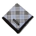 【新品】 ハンカチ　チェック  バーバリーロンドン 68915 BURBERRY LONDON ブルー レディース