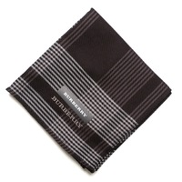 【新品】 ハンカチ　チェック  バーバリーロンドン 68965 BURBERRY LONDON ブラック レディース