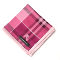 【新品】 ハンカチ　チェック  バーバリーロンドン 69314 BURBERRY LONDON ピンク レディース