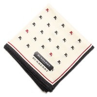 【新品】 ハンカチ　ロゴ  バーバリーロンドン 69045 BURBERRY LONDON ベージュ レディース