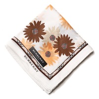 【新品】 ハンカチ　花柄  バーバリーロンドン 68800 BURBERRY LONDON オレンジ レディース