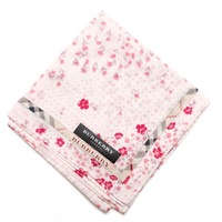 【新品】 ハンカチ　花柄  バーバリーロンドン 69071 BURBERRY LONDON ピンク レディース