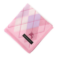 【新品】 ハンカチ（アーガイル）  バーバリーロンドン 51442 BURBERRY LONDON ピンク系 メンズ