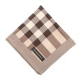 【新品】 ハンカチ（チェック）  バーバリー 50537 BURBERRY ベージュ系 メンズ