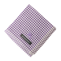 【新品】 ハンカチ（チェック）  バーバリー 51350 BURBERRY パープル系 レディース