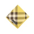 【新品】 ハンカチ（チェック）  バーバリーロンドン 52243 BURBERRY LONDON イエロー系 メンズ