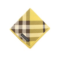 【新品】 ハンカチ（チェック）  バーバリーロンドン 52243 BURBERRY LONDON イエロー系 メンズ