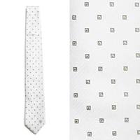【新品】 ブラックレーベル クレストブリッジ ドットシルクネクタイ  68003 BLACK LABEL CRESTBRIDGE ホワイト メンズ