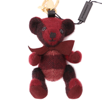 【新品】 ベア　キーホルダー  バーバリー y-000670 BURBERRY ワイン メンズ