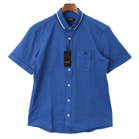 【新品】 ポロシャツ 2 バーバリーブラックレーベル 48464 BURBERRY BLACK LABEL ブルー系 メンズ