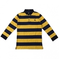 【新品】 ポロシャツ（ボーダー） 2 バーバリーブラックレーベル 55808 BURBERRY BLACK LABEL ネイビー系×イエロー系 メンズ