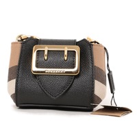 【新品】 ミニバッグ 13×9×6 バーバリーロンドン y-001377 BURBERRY LONDON ブラック レディース
