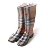 【新品】 レインブーツ　クラシックチェック 38 バーバリーロンドン 66410 BURBERRY LONDON  レディース